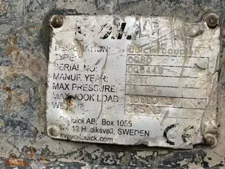 Liitteet 2011 OilQuick (1749) OQ 80 CAT, Volvo, Komatsu, Hitachi, Develon (4)