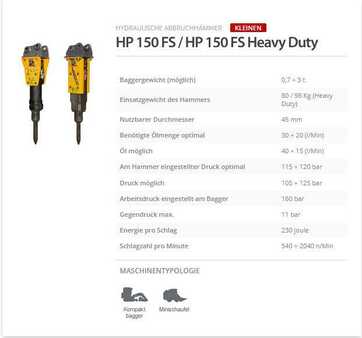 Indeco HP 150 FS Heavy Duty