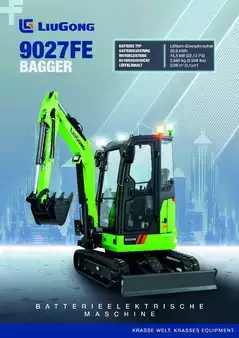 Minibagry 2025 LiuGong 9027 FE vollelektrisch, 2.680 kg (1)
