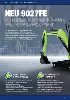 Minibagry 2025 LiuGong 9027 FE vollelektrisch, 2.680 kg (6)