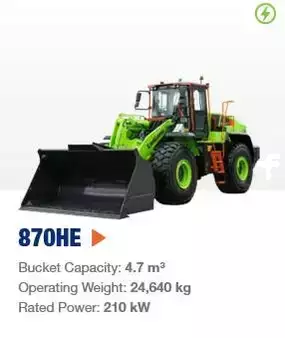 Ładowarki kołowe 2026 LiuGong 870 HE vollelektrisch 24.640 kg (1)