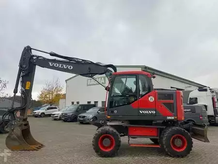 Escavadora de rodas 2018 Volvo EWR 170 E Likufix MIETE / RENTAL (12005593) (2)