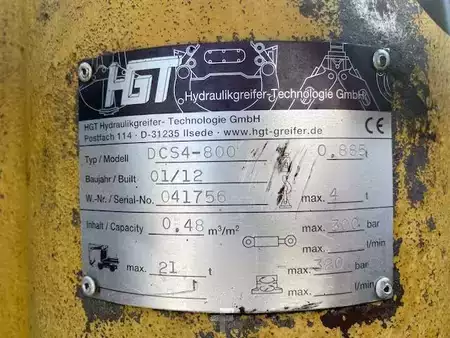 Attachments 0 HGT (5448) 0.80 m Greifer DCS4-800 (4)
