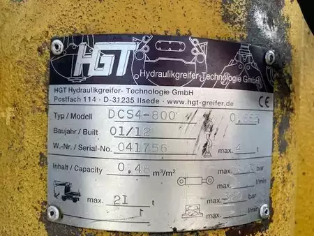 Attachments 0 HGT (5448) 0.80 m Greifer DCS4-800 (5)