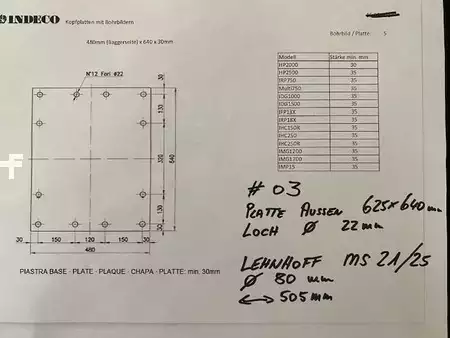 Implementos 0 [div] (5639) gebr. Anbauplatte MS 21/25 (11)