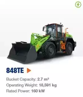 Ładowarki kołowe 2026 LiuGong 848 TE vollelektrisch 18.590 kg (1)