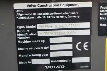 Wheeled pavers 2022 Volvo P2870 D ABG | ASPHALT PAVER | NEW / UNUSED | BOMAG (20)