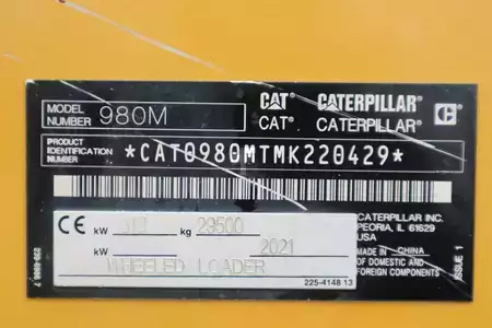 Cargadoras de ruedas 2021 Caterpillar 980M | 980 M | BUCKET | GOOD CONDITION (20)