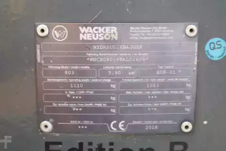 mini escavadeira 2018 Wacker Neuson E08-01 | DUTCH | 3 BUCKETS | RIPPER (18)