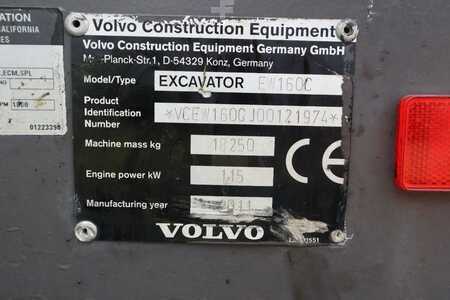 Mobil grävmaskin 2011 Volvo EW160 C | QUICK COUPLER | ELEVATING CABIN | UMSCHL (20)