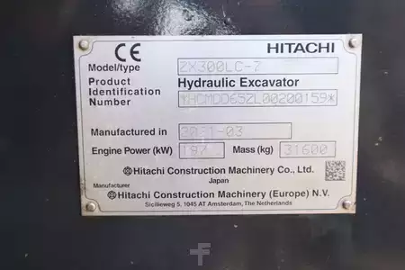 Pelles sur chenilles 2021 Hitachi ZX300 LC-7 | ROTOTILT | BUCKET (20)
