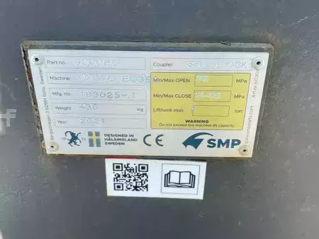 Acessórios 2021 SMP S80 H-LOCK | QUICK COUPLER | SCHNELLWECHSLER | NEW (18)