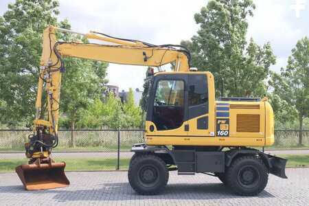 Excavadoras de ruedas 2016 Komatsu PW 160-10 | ROTOTILT | NEW TIRES (1)