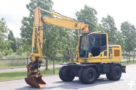 Excavadoras de ruedas 2016 Komatsu PW 160-10 | ROTOTILT | NEW TIRES (2)