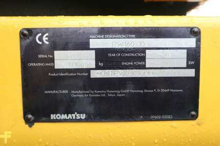 Excavadoras de ruedas 2016 Komatsu PW 160-10 | ROTOTILT | NEW TIRES (20)