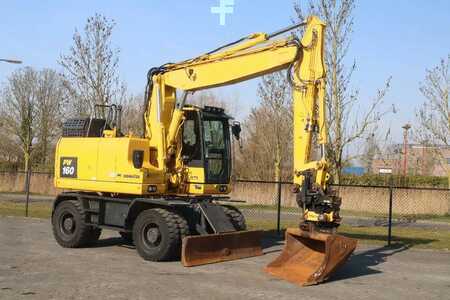Escavadora de rodas 2020 Komatsu PW160-11 | ENGCON TILTROTATOR | BUCKET | TRAILER H (5)