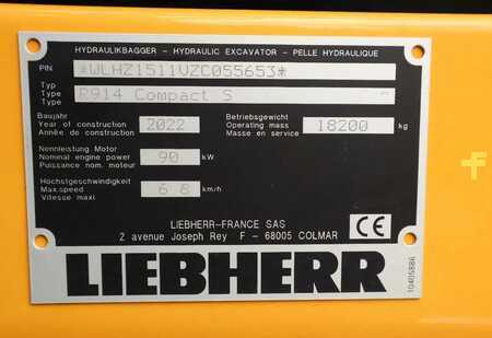 Liebherr R914 COMPACT S | ROTOTILT | 3X BUCKET | DOZERBLADE
