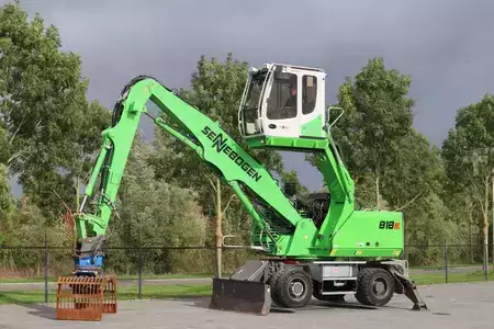 Pyöräkaivinkoneet  2014 Sennebogen 818 ME | SORTING GRAB | BLADE + OUTRIGGERS (2)