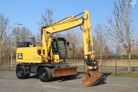 Mobilbagger 2020 Komatsu PW160-11 | ENGCON TILTROTATOR | BUCKET | TRAILER H (5)