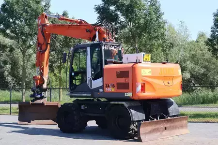 Mobil grävmaskin 2011 Hitachi ZX140 ZX140W-3 | ROTOTILT & BUCKET | DUTCH MACHINE (3)