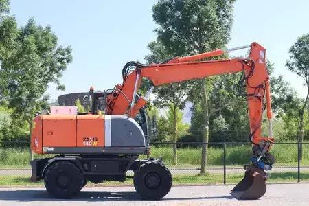 Mobilbagger 2011 Hitachi ZX140 ZX140W-3 | ROTOTILT & BUCKET | DUTCH MACHINE (4)