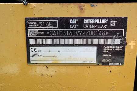Escavadora de rastos 2012 Caterpillar 316 EL | BUCKET | QUICK COUPLER (20)