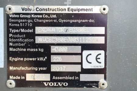 Koparki gąsienicowe 2017 Volvo EC380EL | EC 380 EL | BUCKET | QUICK COUPLER (20)