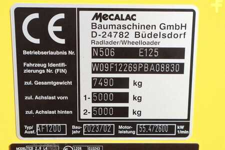 Hjullaster 2023 Mecalac AF 1200 | NEW / UNUSED | 40 KM/H | BUCKET | FULL O (20)