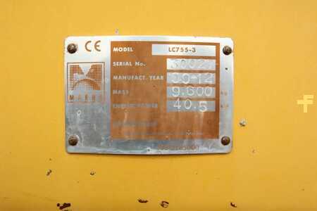 Mini gruas 1999 Maeda LC755-3 | 17.5 M LIFT HEIGHT | CRAWLER | UNIC (19)