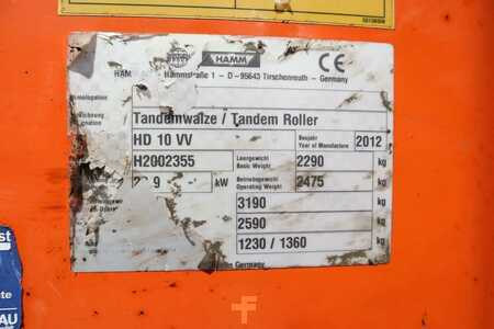 Tandemwalze 2012 Hamm HD10 VV | TANDEM VIBRATING ROLLER (19)