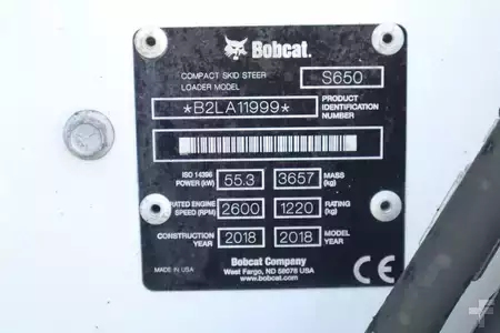 Kompaktní nakladače 2018 Bobcat S650 | HF | AC | SJC JOYSTICKS | ARC (20)