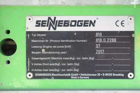 Koparki gąsienicowe 2017 Sennebogen 818 M K9 ULM | SORTING GRAB | GOOD CONDITION (20)
