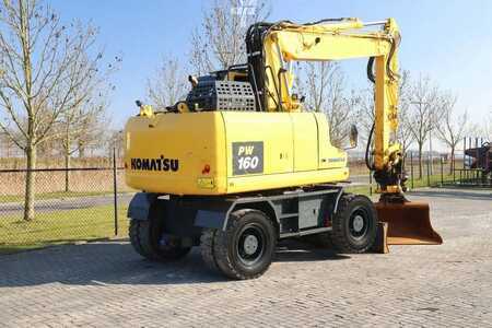 Mobilbagger 2020 Komatsu PW160-11 | ENGCON TILTROTATOR | BUCKET | TRAILER H (6)