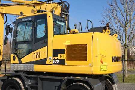 Mobilbagger 2020 Komatsu PW160-11 | ENGCON TILTROTATOR | BUCKET | TRAILER H (7)
