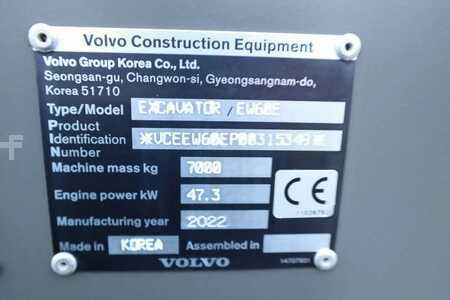 Mini-koparki 2022 Volvo EW 60 E | DEMO | 30 KM/H | ROTOTILT + GRIPPER | BU (20)