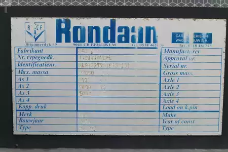 Pozostałe 2015 [div] R.A.F. RA27KD | CONTAINER CHASSIS | 3-AXLE | VALID (19)