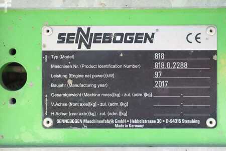 Koparki kołowe 2017 Sennebogen 818 M K9 ULM | SORTING GRAB | GOOD CONDITION (20)