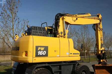 Mobilbagger 2020 Komatsu PW160-11 | ENGCON TILTROTATOR | BUCKET | TRAILER H (8)