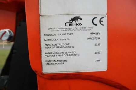 Minikranen 2022 Jekko MPK06V | MINI GLASS CRANE | HOOK | NEW/UNUSED (20)