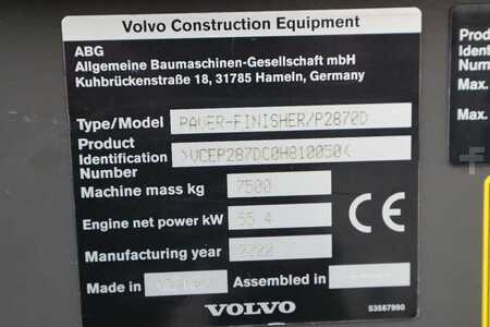 Pavimentadora de rodas 2022 Volvo P2870 D ABG | ASPHALT PAVER | NEW / UNUSED | BOMAG (20)