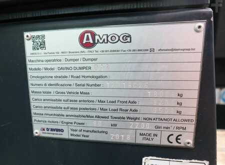 Minidumper 2018 Amog D12 | 4X4| DUMPER | 18 TON | DV 100 / 912 (18)