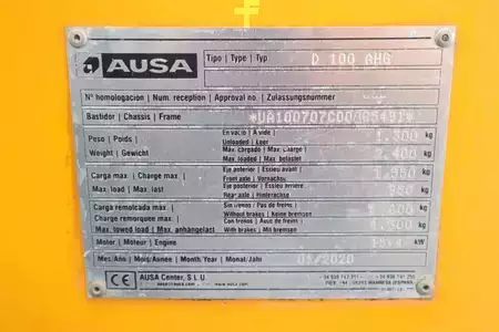 Minidampry 2020 Ausa D100 AHG | ROTATING TIP | LOW HOURS | GOOD TIRES (20)