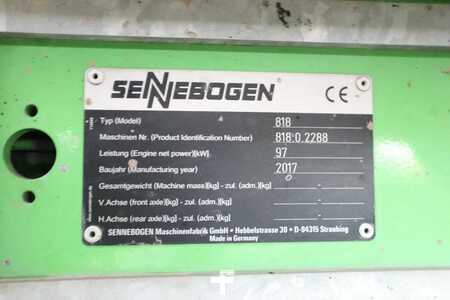 Kettenbagger 2017 Sennebogen 818 M K9 ULM | SORTING GRAB | GOOD CONDITION (20)