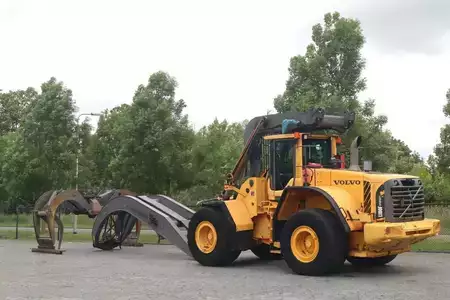 Wielladers 2009 Volvo L180 F HL | HIGH-LIFT | LOG STACKER | HOLZ GRAPPLE (3)