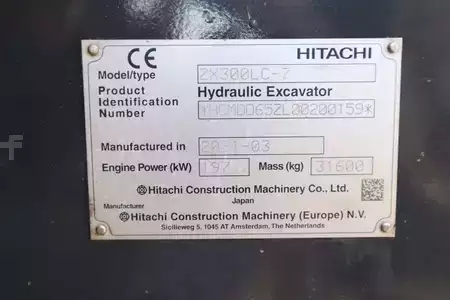 Escavadora de rastos 2021 Hitachi ZX300 LC-7 | ROTOTILT | BUCKET (20)