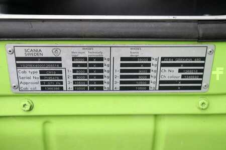 Altri 2001 Scania R164-480 V8 | 8X4 | FASSI F600 | JIB | KRAN / CRAN (19)
