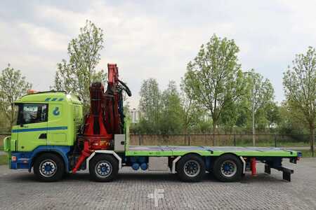 Siirrettävät nosturit 2001 Scania R164-480 V8 8X4 | FASSI F600 | JIB | KRAN / CRANE (11)