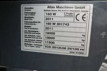 Koparki kołowe 2011 Atlas 160W | ROTOTILT | GRIPPER | BUCKET | DOZER BLADE (20)