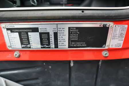 Scania R580 V8 | 6X4 | RETARDER | BIG AXLES | 3.5