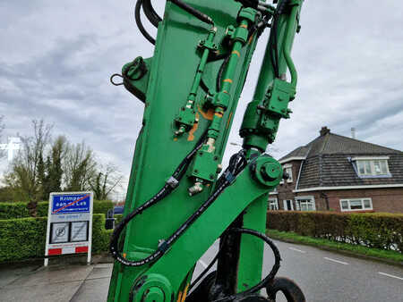 Excavadoras de ruedas 2015 Hyundai Robex 160W-9A met 6-cilinder Cummins motor (19)